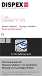 Mobile Screenshot of dispex-graphics.de